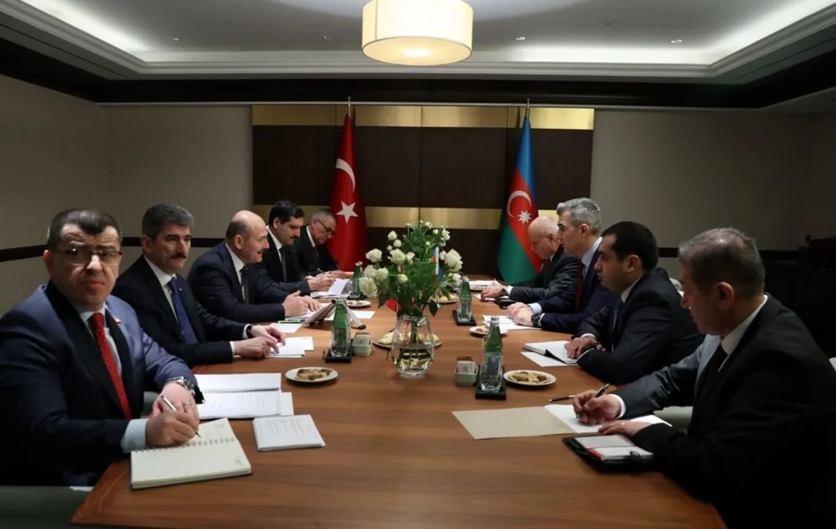 Dövlət Miqrasiya Xidmətinin rəisi Türkiyənin DİN başçısı ilə görüşüb