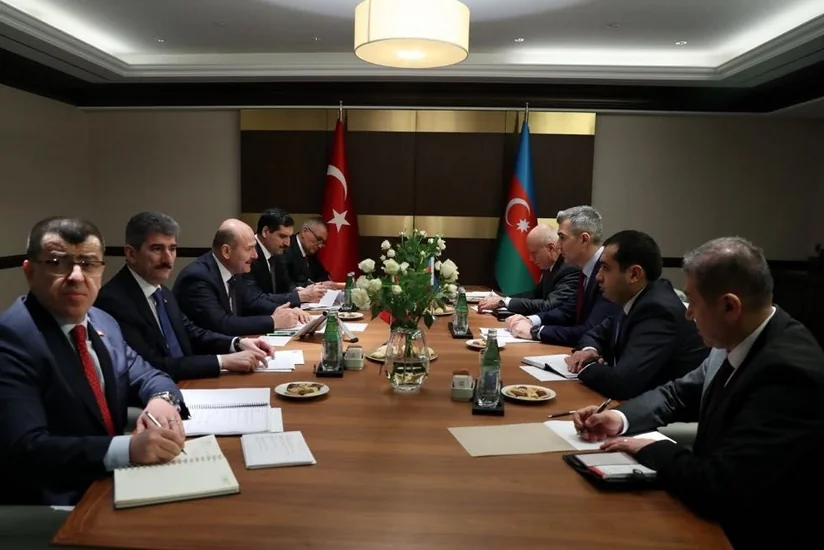 Dövlət Miqrasiya Xidmətinin rəisi Türkiyənin DİN başçısı ilə görüşüb