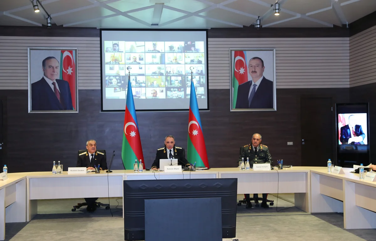 Baş Prokurorluqda videokonfrans rejimində geniş əməliyyat müşavirəsi keçirildi