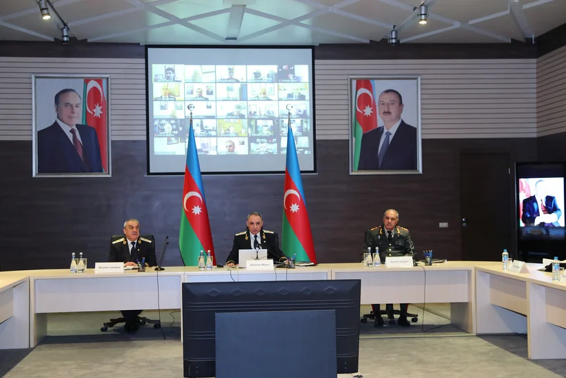 Baş Prokurorluqda videokonfrans rejimində geniş əməliyyat müşavirəsi keçirildi