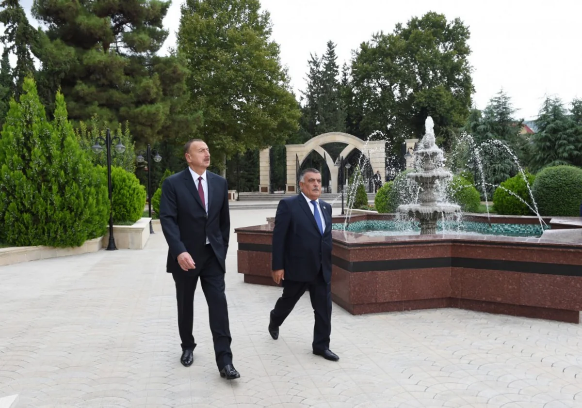 Prezident İlham Əliyev Ağsu rayonuna səfər edib