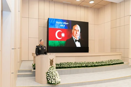 Daxili İşlər Nazirliyində Ulu Öndərin 100 illiyinə həsr olunmuş tədbir keçirilib