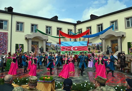 Azərbaycan Ordusu Novruz bayramını qeyd edib