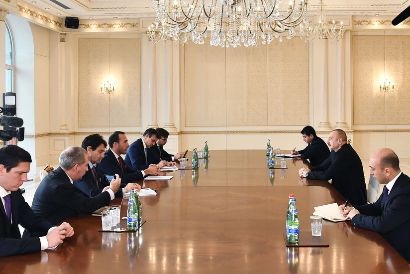 President Ilham Aliyev receives Italian delegation