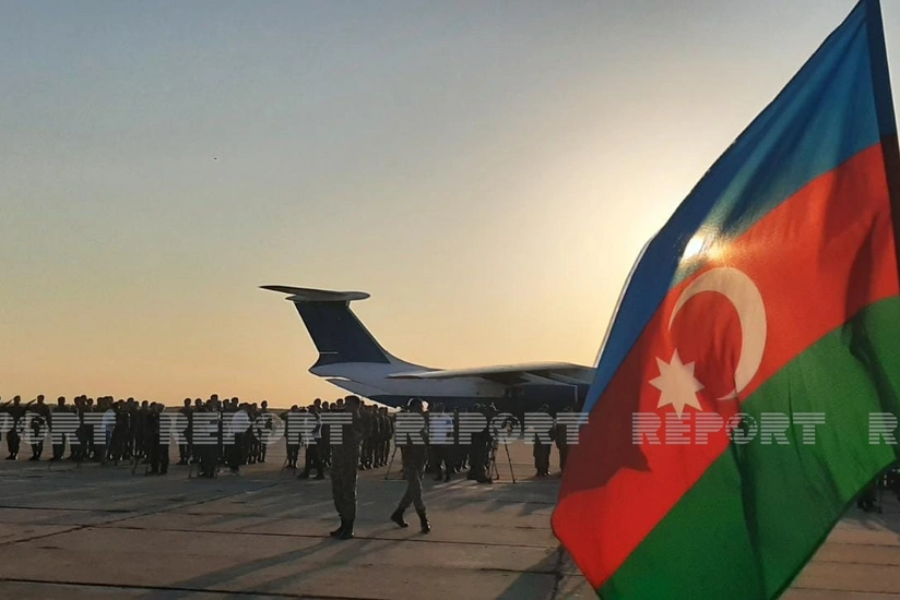 Azerbaijani peacekeepers return home from Afghanistan