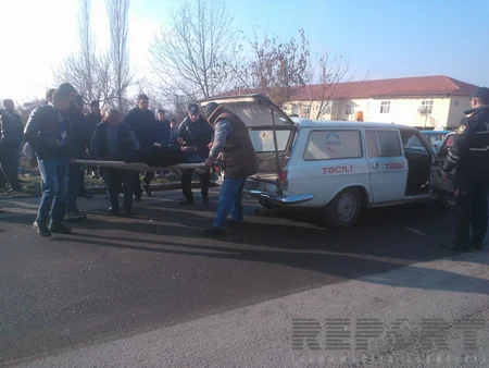 ​Qaxda iki avtomobil toqquşub, 4 nəfər xəsarət alıb - FOTO
