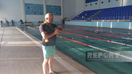 ​Qusar Olimpiya İdman Kompleksində ilk dəfə qış ayında üzgüçülük yarışı keçirilir