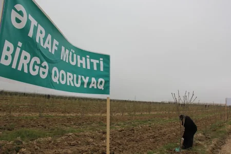 Ekologiya və Təbii Sərvətlər Nazirliyi Yer günü münasibəti ilə iməcilik keçirib