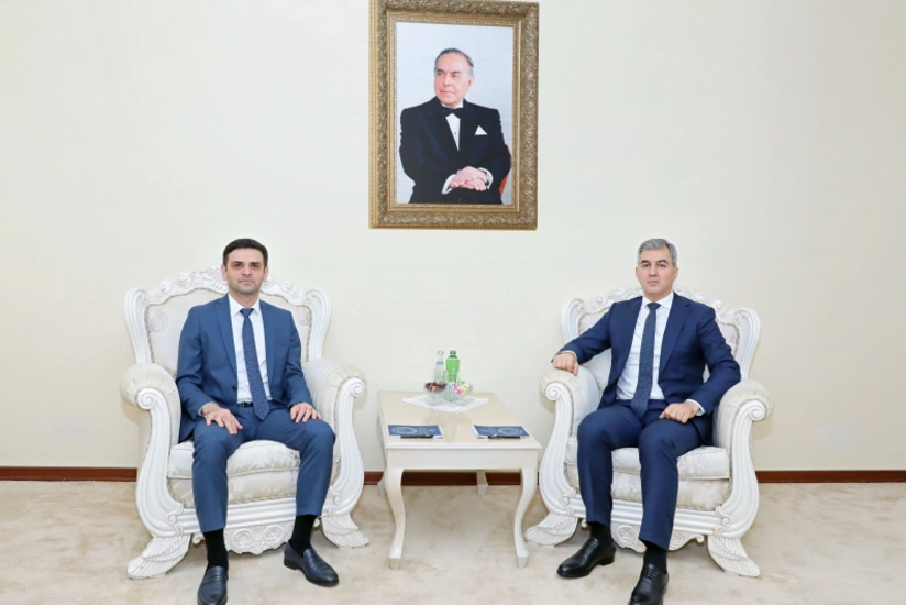 DMX rəisi dördüncü “Yüksəliş” müsabiqəsinin qalibi ilə görüşüb