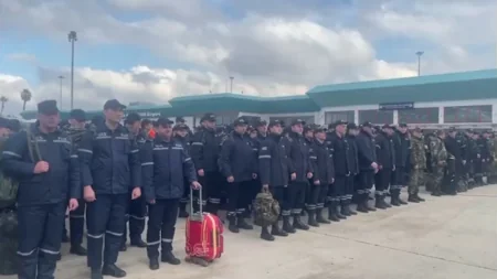 KİV: Azərbaycanın xilasetmə qrupu Kahramanmaraşda fəaliyyətə başlayıb