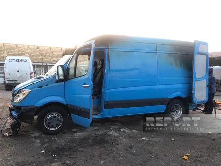 Sumqayıtda bazarda yanğın olub