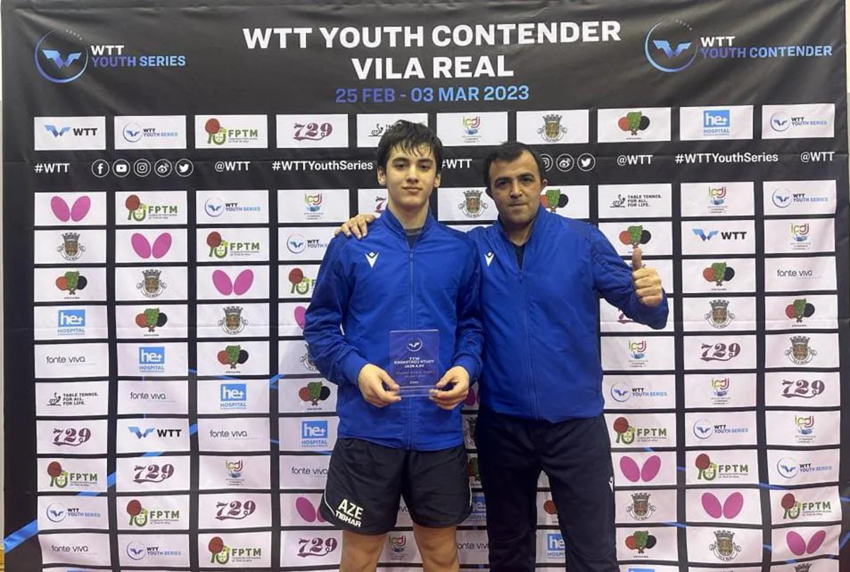 Azərbaycanın stolüstü tennisçisi beynəlxalq turnirdə bürünc medal qazanıb