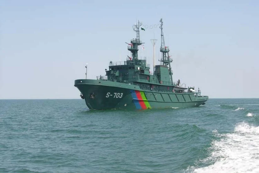 ​Военные моряки Азербайджана выполнили артиллерийские стрельбы на международном конкурсе