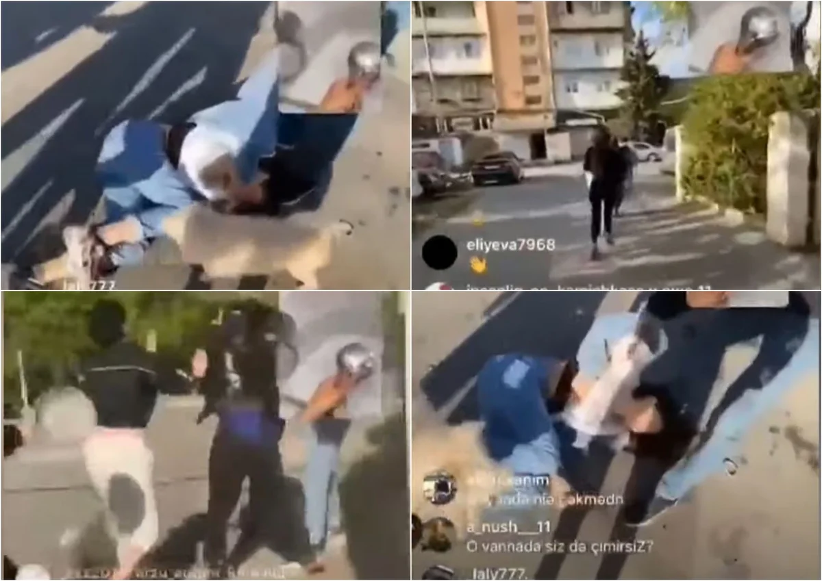 В Баку задержаны избившие подростка девушки - ВИДЕО