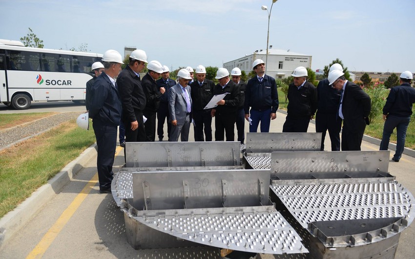 SOCAR prezidenti Etilen-Polietilen Zavodundakı təmir və modernizasiya işlərinin gedişi ilə tanış olub