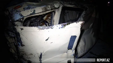 В Гяндже автомобиль упал в колодец, есть погибший и раненый