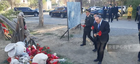 Baş prokuror Kamran Əliyev Gəncədə raket atəşinə tutulan əraziyə baş çəkib - YENİLƏNİB 