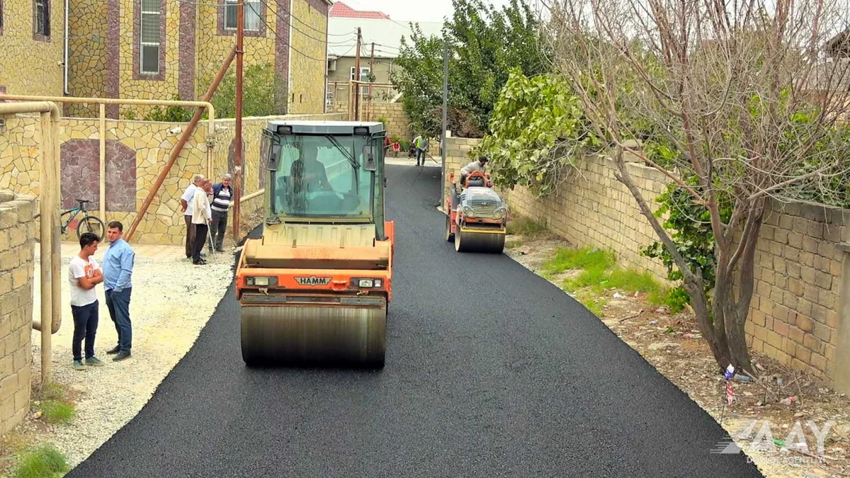 Bakının Hürriyət küçəsi təmir olunur