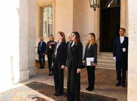 Official seeing-off ceremony held for President Ilham Aliyev in Rome
