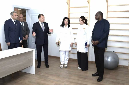 BHİK Baş katibinin müavini Erik Manzi “Buzovna” Fizioterapiya Mərkəzində olub