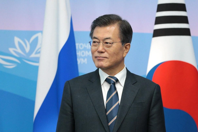 President of Korea congratulates Ilham Aliyev