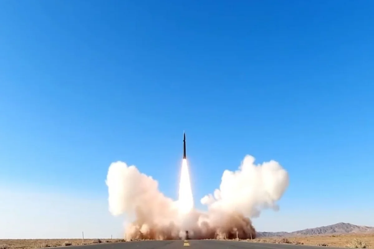 Chinese military launches long-range missile into Pacific Ocean