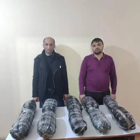 İrandan Azərbaycana 62 kq-dan çox narkotik keçirilməsinin qarşısı alınıb, narkotacir özünə xəsarət yetirib