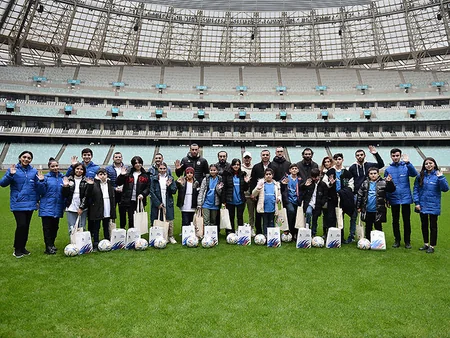 Ümumdünya Uşaq Hüquqları Gününə həsr edilmiş futbol tədbiri keçirilib