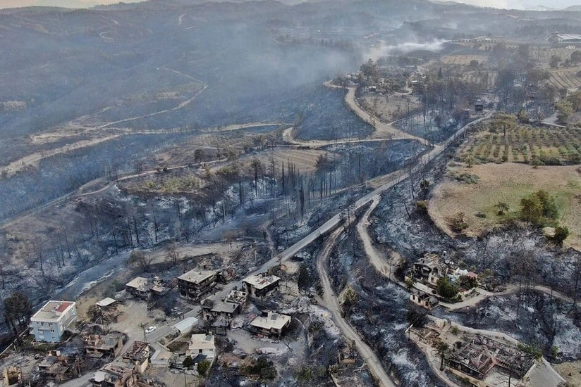 70 out of 81 fire areas contained in Turkey