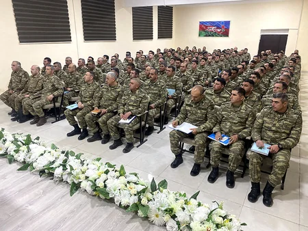 Laçında yerləşən hərbi hissələrin döyüş hazırlığı yoxlanılıb