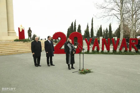 Gəncədə 20 Yanvar faciəsinin ildönümü ilə əlaqədar ümümşəhər tədbiri keçirilib