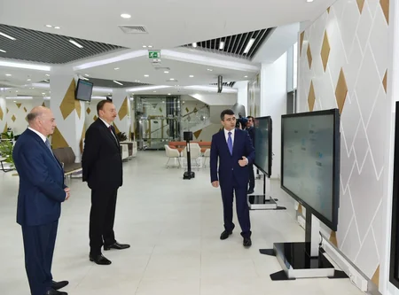 Azərbaycan Prezidenti 5 saylı Bakı ASAN xidmət mərkəzinin açılışında iştirak edib