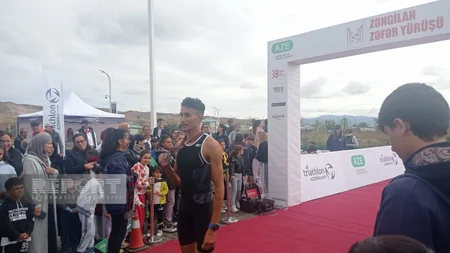 Zəngilanda Zəfər Yürüşü turnirində triatlon yarışının qalibi bəlli olub