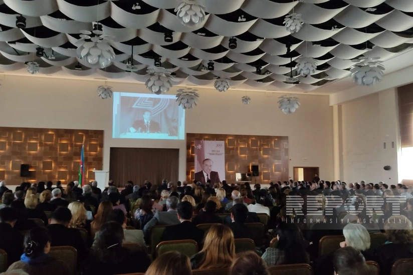 Qaxda Heydər Əliyevin 100 illik yubileyi qeyd olunub