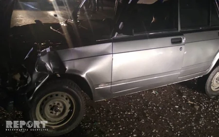 Tovuzda zəncirvari yol qəzası baş verib - FOTO