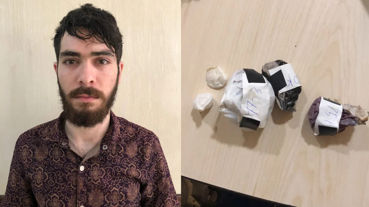 Bakıda narkotik maddələrin satışı ilə məşğul olan şəxs saxlanılıb