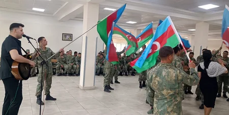 Hərbi qulluqçuların asudə vaxtı səmərəli təşkil olunur
