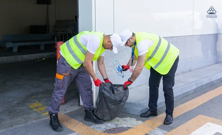 Bakı aeroportunda ilk FOD toplanma kampaniyası keçirilib - VİDEO
