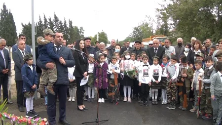Salyanda “Qarabağ” ordenli şəhidin adına xatirə bulağı istifadəyə verilib