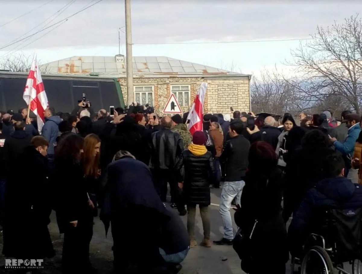 Gürcüstanda müxalifət və polis arasında qarşıdurma baş verib