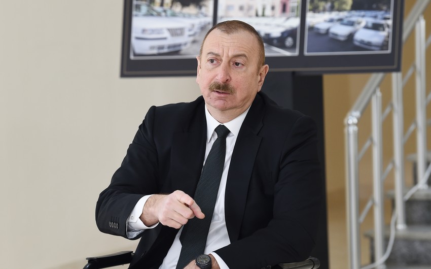 Prezident: Azərbaycan tərəfindən hər hansı aqressiv addım atılmayacaq