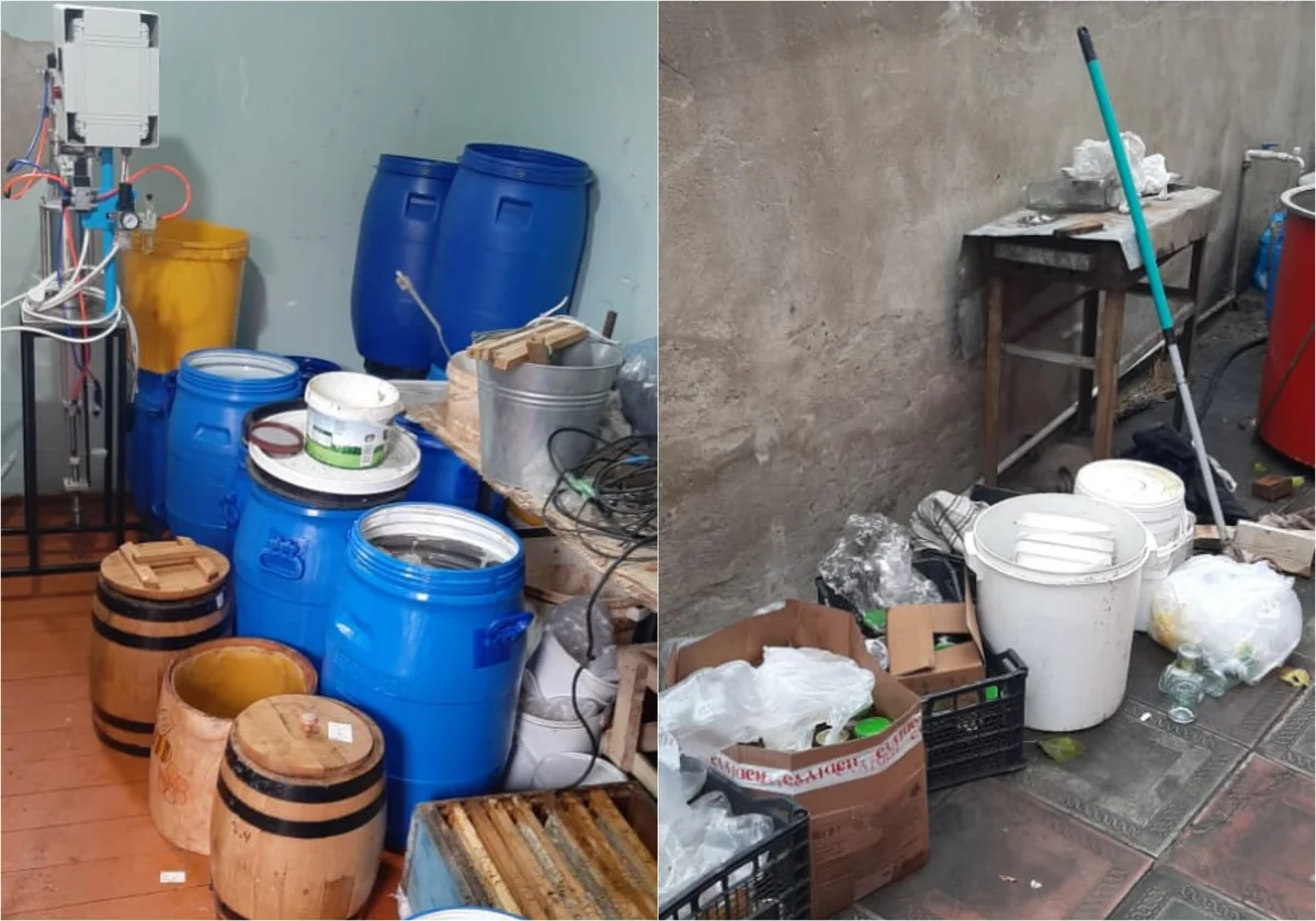 Bakıda qanunsuz fəaliyyət  göstərən bal emalı sahəsi aşkarlandı