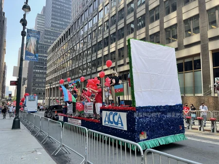 ABŞ-da türkdilli xalqların ictimai fəalları izdihamlı yürüş keçirib