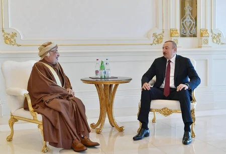 President Ilham Aliyev received delegation led by President of Oman State Council