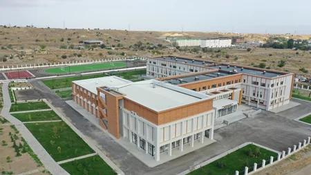 Prezident Cəbrayıl şəhərində tam orta məktəbin binasının açılışında iştirak edib - YENİLƏNİB