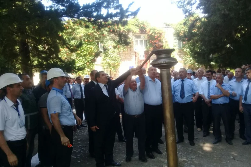 Ağstafa rayonunun Sadıqlı kəndinə qaz verilib