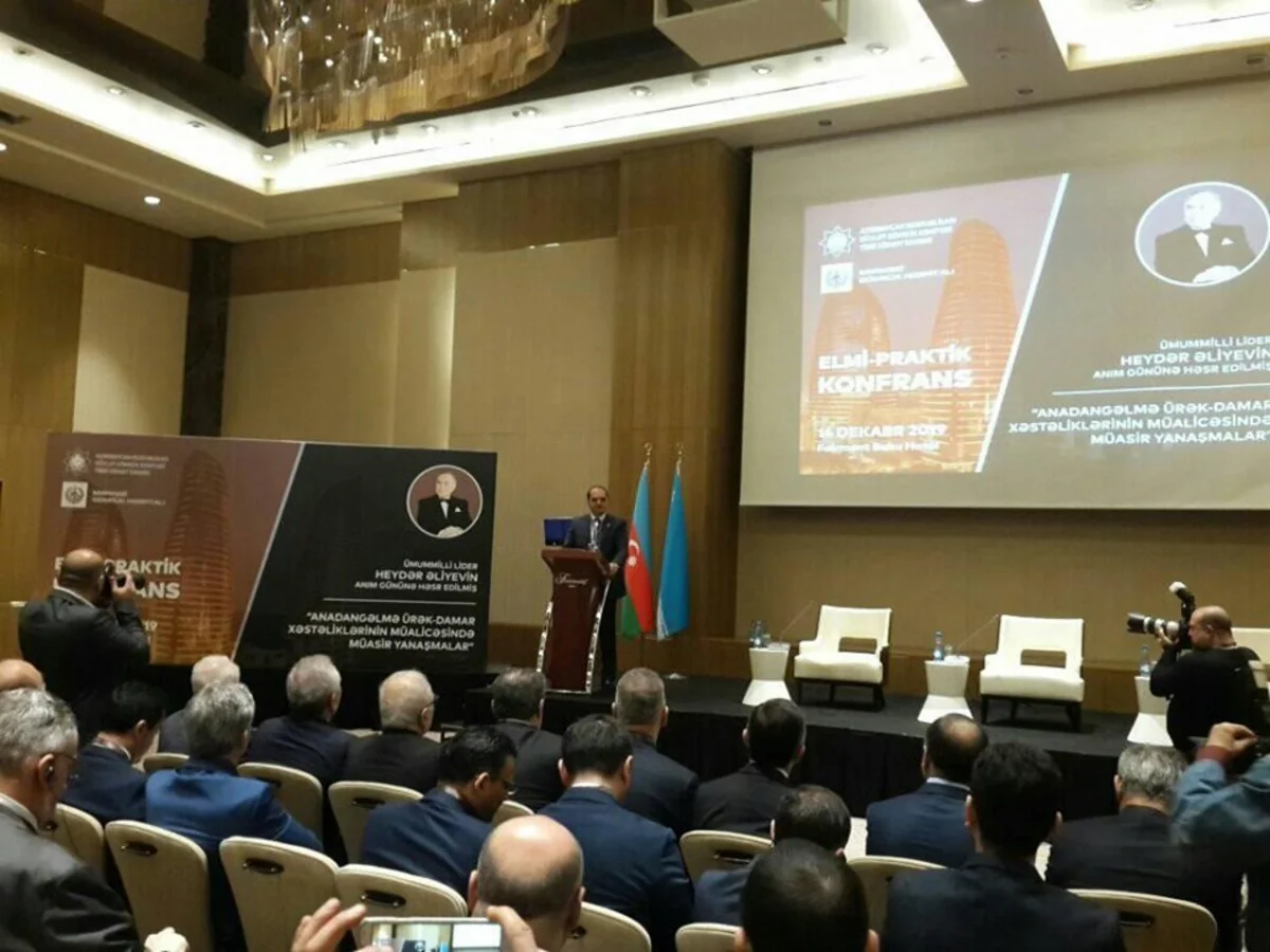 Bakıda ürək-damar xəstəliklərinin müalicəsinə həsr olunan beynəlxalq konfrans keçirilib - FOTO