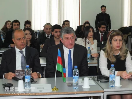 Tbilisidə “Abxaziya, Osetiya, Dağlıq Qarabağ münaqişələri və perspektiv həlli yolları” mövzusunda konfrans keçirilib - FOTO