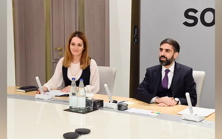 SOCAR prezidenti “Yüksəliş” müsabiqəsinin qalibləri ilə görüşüb