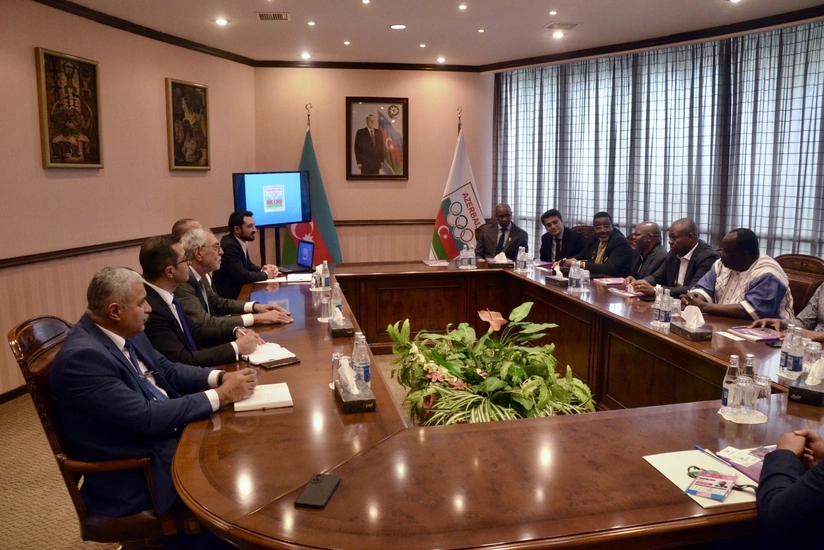 Milli Olimpiya Komitəsində Afrika qitəsindən gələn MOK rəsmiləri ilə görüş keçirilib